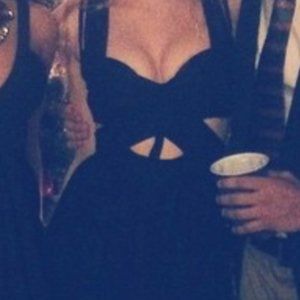 Urban outfitters black lace cutout mini dress